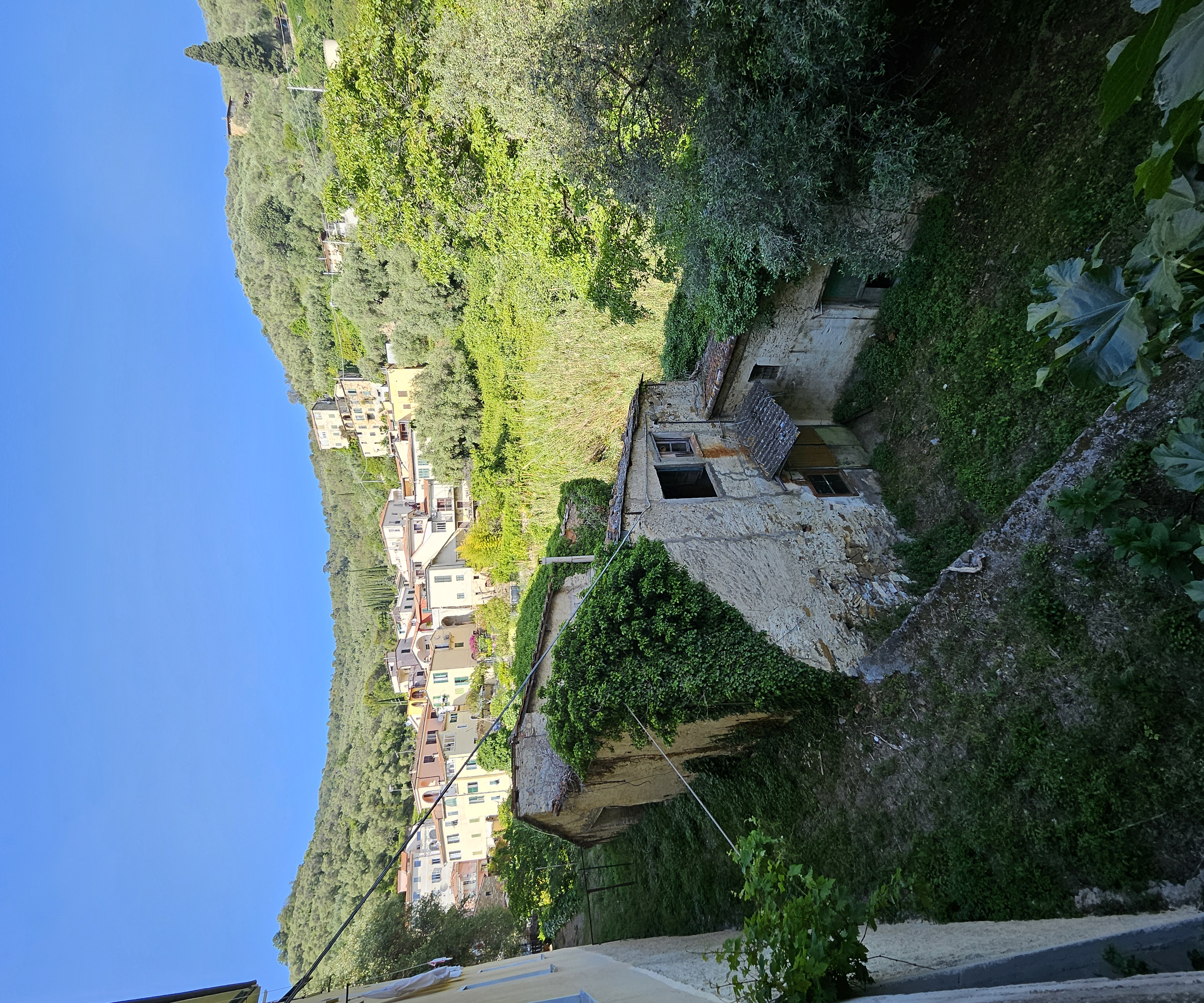 Building A current state — view from the hillside