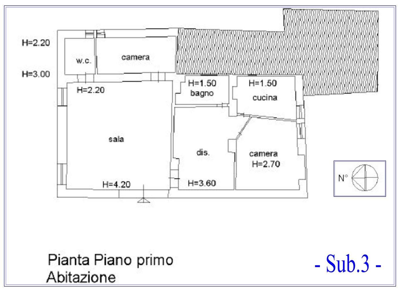 First floor plan — Sub.3