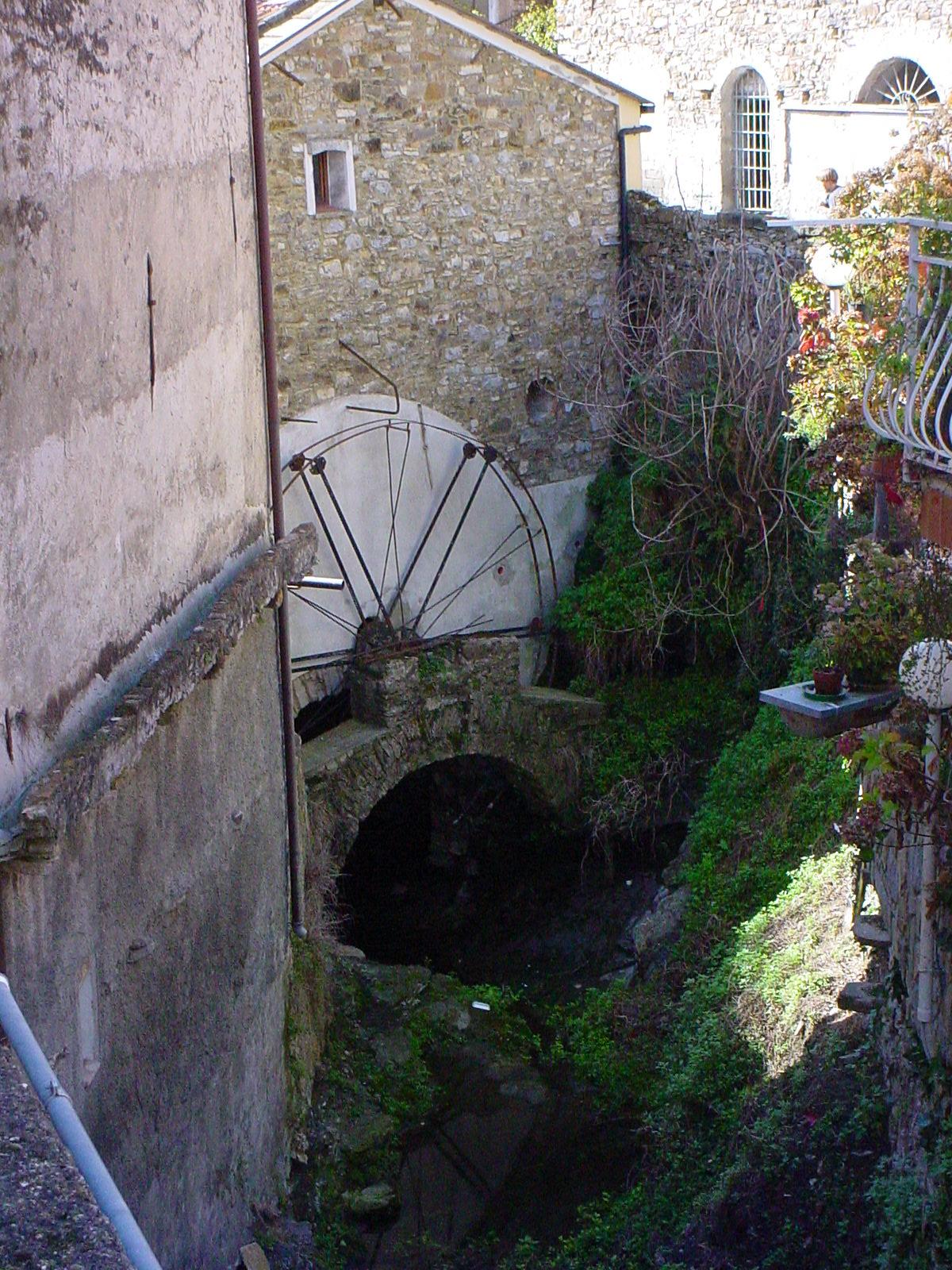 Hydraulic wheel on the Rio Moltedo