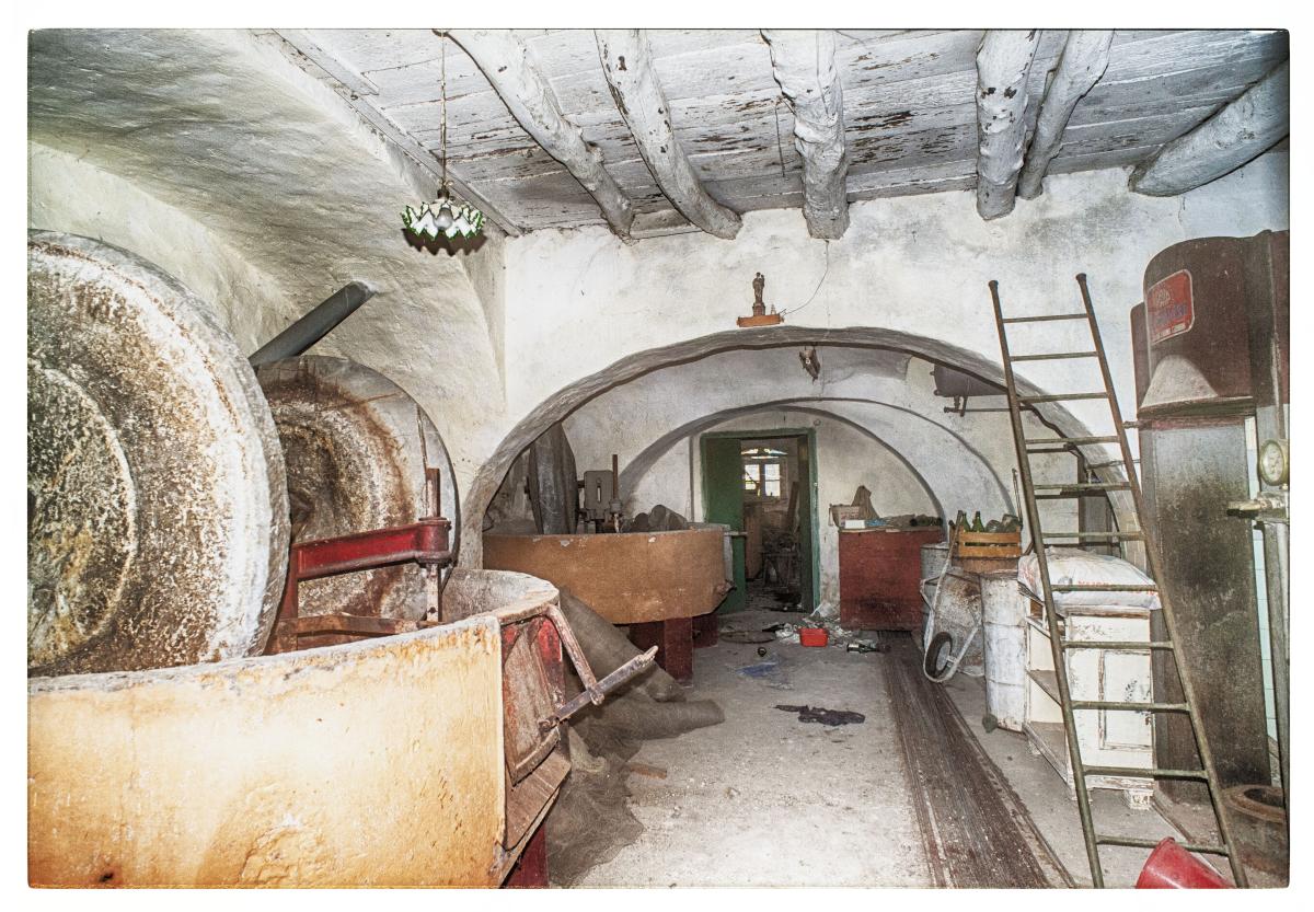 Millstone with vaulted ceilings and mill nave